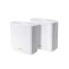 ASUS ZenWiFi AX6600 Tri-Band Mesh WiFi 6 System (XT8 2PK) - Whole Home Coverage up to 5500 sq.ft & 6+ Rooms, AiMesh, Included Lifetime Internet Security, Easy Setup, 3 SSID, Parental Control, White view 1