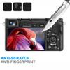 AKWOX [3-Pack] Tempered Glass Screen Protector for Sony Alpha A6600 A6000 A5000 A6300 NEX-7 NEX-3N NEX-5 NEX-6L, [0.3mm 2.5D High Definition] 9H LCD Protective Cover,Anti-Scratch, Bubble-Free view 3