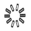 11-Pack Non-Slip Design Replacement Silicone Fastener Rings Connector Security Loop Band Keeper Safe Rings Compatible with Garmin Approach S10 / S20 Smart Watch Bands view 2