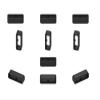 11-Pack Non-Slip Design Replacement Silicone Fastener Rings Connector Security Loop Band Keeper Safe Rings Compatible with Garmin Approach S10 / S20 Smart Watch Bands view 3