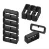 11-Pack Non-Slip Design Replacement Silicone Fastener Rings Connector Security Loop Band Keeper Safe Rings Compatible with Garmin Approach S10 / S20 Smart Watch Bands view 4