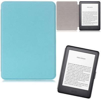 Artyond Case for All-New Kindle 10th Generation 2019, PU Leather with Auto Sleep/Wake Smart Cover Folio Card Slots Case for Amazon Kindle 10th Generation 2019 Released Model J9G29R, Light Blue