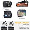 Dash Cam Charger, Dosili car Dash cam USB Power Cord, Micro USB & Mini USB Cable, for Dash Camera and GPS Charger Power Cord11.5ft view 3