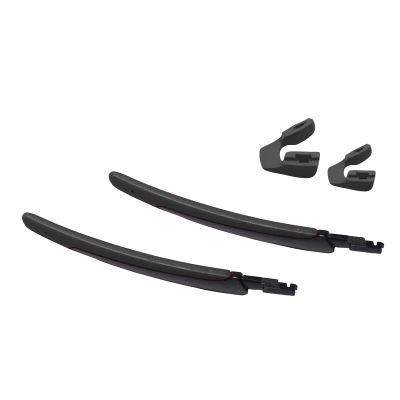 MYCOURAG Replacement Rubber Nose Pieces & Temple Slider for Oakley Flight Jacket OO9401 Sunglasses - Black