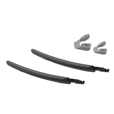 MYCOURAG Replacement Rubber Nose Pieces & Temple Slider for Oakley Flight Jacket OO9401 Sunglasses - Gray