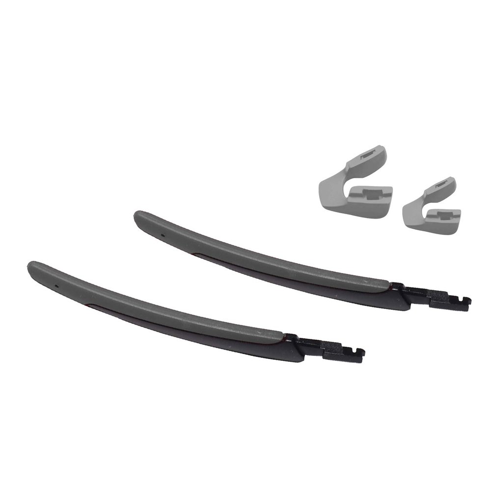 MYCOURAG Replacement Rubber Nose Pieces & Temple Slider for Oakley Flight Jacket OO9401 Sunglasses - Gray
