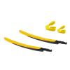 MYCOURAG Replacement Rubber Nose Pieces & Temple Slider for Oakley Flight Jacket OO9401 Sunglasses - Yellow view 1
