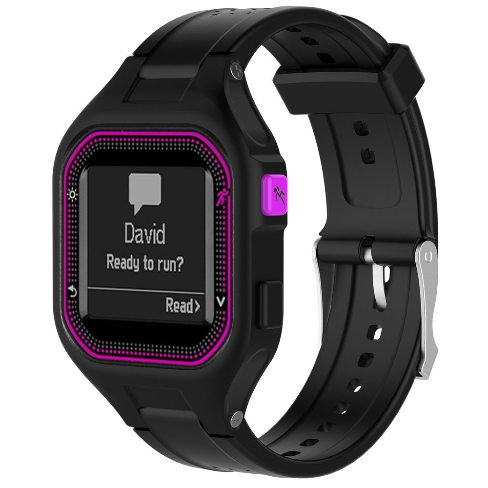 Band for Garmin Forerunner 25, Soft Silicone Replacement Watch Band Strap for Garmin Forerunner 25