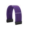 Formulamod Sleeved PSU Cable Extension Kit 18AWG Braided ATX 24-Pin/Dual PCIe 8-Pin/CPU 8-Pin for Mainstream Gaming Builds, with Cable Combs (Purple) view 3