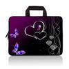 11 11.6 12 12.1 12.5 inch Laptop Carrying Bag Chromebook Case Notebook Ultrabook Bag Tablet Cover Neoprene Sleeve Fit Apple MacBook Air Samsung Acer HP DELL Lenovo Asus(Purple Butterfly) view 1