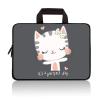 11 11.6 12 12.1 12.5 inch Laptop Carrying Bag Chromebook Case Notebook Ultrabook Bag Tablet Cover Neoprene Sleeve Fit Apple MacBook Air Samsung Acer HP DELL Lenovo Asus(Cute Kitty) view 1