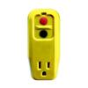 Morris 89002, Yellow Single Portable GFCI Adapter (Pack of 6 pcs) view 1
