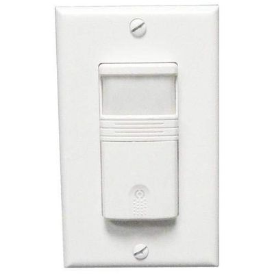 Morris 80540, White PIR Wall Mount O/V Sensor, DL Pole 3-Way (Pack of 5 pcs)
