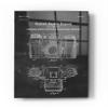 Epic Art 'Camera with Coupled Exposure Meter Blueprint Patent Chalkboard' Acrylic Glass Wall Art, 24"x36" view 1