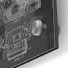 Epic Art 'Camera with Coupled Exposure Meter Blueprint Patent Chalkboard' Acrylic Glass Wall Art, 24"x36" view 2