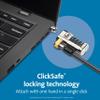 Kensington ClickSafe Combination Laptop Lock for Wedge-Shaped Security Slot (K67936WW), Black view 2