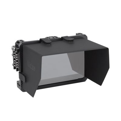 Nitze Monitor Cage Kit for Feelworld F6 PLUSX / F6 Plus / F5 PRO / F5 Prox with HDMI Cable Clamp and Sunhood - JT-F05B
