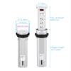 Automatic Raising Surge Protector Pop up Outlet Retractable Hidden Recessed Power Strip Power Socket 2 USB Charging Stations and 3 AC Plug with Wireless Charger for Kitchen Island, Conference Table view 3