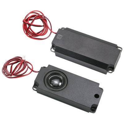 Fielect Internal Magnet Speaker with 400mm Wire and Terminal 2 Pin, 45x100x21mm 8Ohm 5W 2Pcs