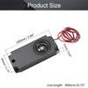 Fielect Internal Magnet Speaker with 400mm Wire and Terminal 2 Pin, 45x100x21mm 8Ohm 5W 2Pcs view 2