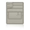 4 Pockets Nurse Organizer Pouch for Accessories Medical Bag Tool Case, Easy-Clean Nylon - ASA Techmed (Light Grey) view 2