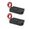 Fielect 2Pcs Internal Magnet Speaker 8Ohm 2W DIY Speaker with 400mm Wire 2 Pin,33x70x 16mm view 1