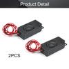 Fielect 2Pcs Internal Magnet Speaker 8Ohm 2W DIY Speaker with 400mm Wire 2 Pin,33x70x 16mm view 4