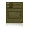 4 Pockets Nurse Organizer Pouch for Accessories Medical Bag Tool Case, Easy-Clean Nylon - ASA Techmed (Olive) view 2