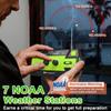 Emergency Radio with Flashlight & Reading Lamp, NOAA/AM/FM Weather Radio view 3