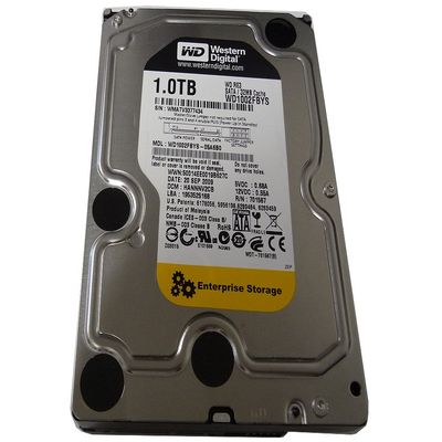 Western Digital WD1002FBYS 1TB 7200RPM 32MB Cache SATA 3Gb/s 3.5" Internal Enterprise Hard Drive (Works for Surveillance System, NAS, Desktop PC) - 2 Year Warranty (Renewed)