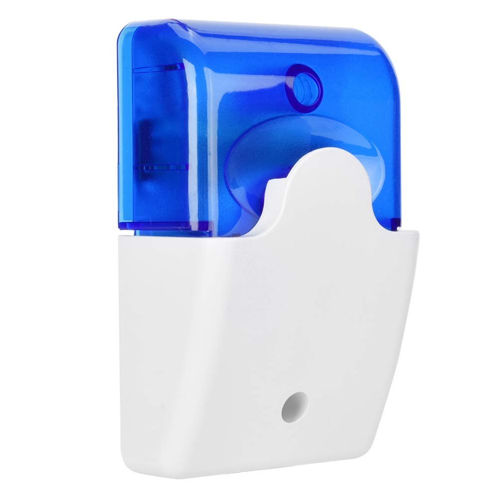 12V Wired Strobe Siren, 110dB Wired Indoor Audible and Aisual Siren Sound Alarm for Home Security Alarm System, Blue