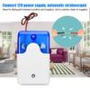 12V Wired Strobe Siren, 110dB Wired Indoor Audible and Aisual Siren Sound Alarm for Home Security Alarm System, Blue view 4