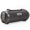 Pyle Wireless Portable Bluetooth Boombox Speaker  Rechargeable Music Barrel with AUX Input, USB/SD/MP3 Playback, FM Radio, 2.5" Tweeter  Loud Stereo Sound for Travel, Parties, Outdoors (PBMSPG3BK) view 1