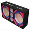 Deejay LED Two 10-in Woofers Plus Three Tweeters BL view 1