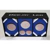 DEEJAY LED Two 6-in Woofers Plus Two Tweeters and One Horn Blue Empty Chuchera Speaker Enclosure - D6T2H1BLUE view 1