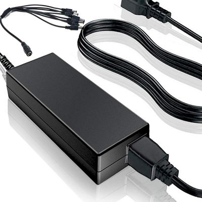 SupplySource 12V 5A Power Adapter +8 Split Power Cable for Amcrest CCTV Security Camera DVR