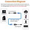 USB Extender Over RJ45 Cat 6/5/5e Adapter, RJ45 Ethernet Splitter to USB Extension UP to 50m/164ft, Compatible with Computers, Mobile Phones, Mice, Keyboards, U Disks, Printers, Cameras view 4