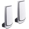TIUIHU Wall Mount Bracket for NETGEAR Orbi Tri-Band Mesh WiFi 6 System RBS850,RBK852,RBK853,RBS750,RBS751,RBK752,RBK753,AX4200,AX5700,AX6000,Router Wall Mount for NETGEAR Orbi WiFi 6 Router-2PACK view 1