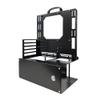 Nagao Seisakusho Open Frame Ver.Micro-ATX - Black Steel Case with 5 Expansion Slots, Supports ATX Power Supply Up to 220mm, Compatible with Mini-ITX, Mini-DTX, Micro-ATX Motherboards view 1