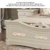 TOPINCN Wood Carved Corner Onlay Applique, Rubber Wood, Unpainted, Flower Pattern, European Style, Furniture Door Cabinet Decor, 4 Pieces view 4