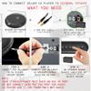 Deluxe Products CD Player Portable with 60 Second Anti Skip, Stereo Earbuds, Includes Aux in Cable and AC USB Power Cable for use at Home or in Car view 4