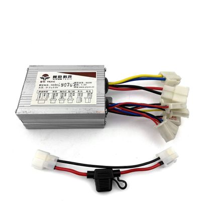 L-faster 800W Controller with 30A Fuse Socket and Terminal Connectors for Motorbike Brush Motor (36V)
