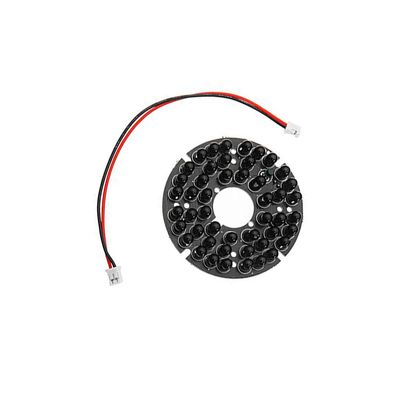 Acxico 1Pcs 48 Pieces IR LEDs Light Board 940NM LED Illuminator IR Infrared Board Module Invisible Light at Night for CCTV Security Camera