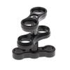 4 Pcs 1" Aluminum Ball Clamp Mount for Underwater Diving Light Arms Tray System, Photography Diving Camera view 2