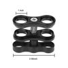 4 Pcs 1" Aluminum Ball Clamp Mount for Underwater Diving Light Arms Tray System, Photography Diving Camera view 3