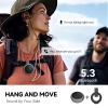 ANCwear Wearable Bluetooth Speaker with Clip, Waterproof Portable Mini Speaker, IPX6 Splash-Resistant, Bluetooth 5.3, 9.5H Playtime, 17 White Noise Tracks for Sports, Outdoor Travel (Gray) view 4
