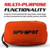 Spy Spot SpySpot Waterproof Small Pouch with Zipper  Portable GPS Tracker Holder for Dog Collar, Belt or Backpack, Fits GL300 & Other Trackers, Multi-Purpose Oxford Fabric Pouch (Red) view 2