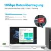 [10Gbps] USB C Female to USB Male Adapter (2-Pack), 3.1 USB A to USB C Adapter, XAOSUN One-Sided SuperSpeed Data Sync & 100W Fast Charging For iphone 15 Plus Pro Max, Laptop, Charger, Quest Link, etc. view 2
