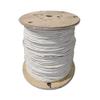 16 Gauge Wire (16 AWG)  4 Conductor Stranded Copper Shielded Cable  16/4 Home Electrical Wire  Low Voltage Up to 300V  CL3P Low Smoke Plenum Jacket  USA Made (1000ft - White) view 3