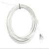 16 Gauge Wire (16 AWG) 4 Conductor Stranded Copper Shielded Cable 16/4 Home Electrical Wire Low Voltage Up to 300V CMP/CL3P Low Smoke Plenum Jacket USA Made (100ft - White) view 3